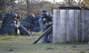 Paintball adultos - Parapeto madera